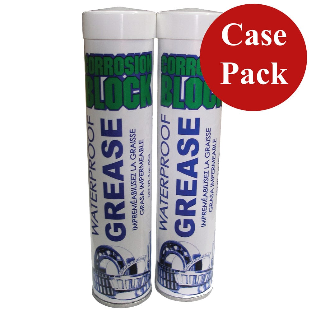 Corrosion Block Corrosion Block High Performance Waterproof Grease - (2)2oz Tube - Non-Hazmat, Non-Flammable & Non-Toxic *Case of 6* Winterizing