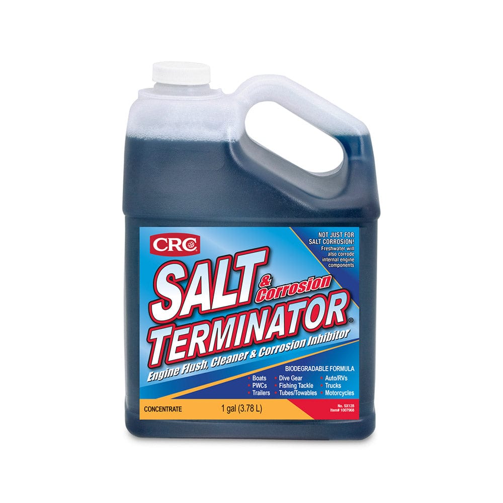 CRC Industries CRC SX128 Salt Terminator® Engine Flush, Cleaner & Corrosion Inhibitor - 1 Gallon Winterizing