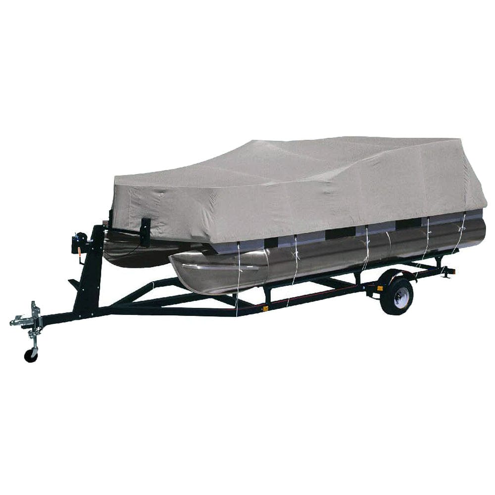 Dallas Manufacturing Co. Dallas Manufacturing Co. Heavy-Duty 300 D Polyester Pontoon Cover - Fits 17' - 20' w/Beam Width to 102" Winterizing
