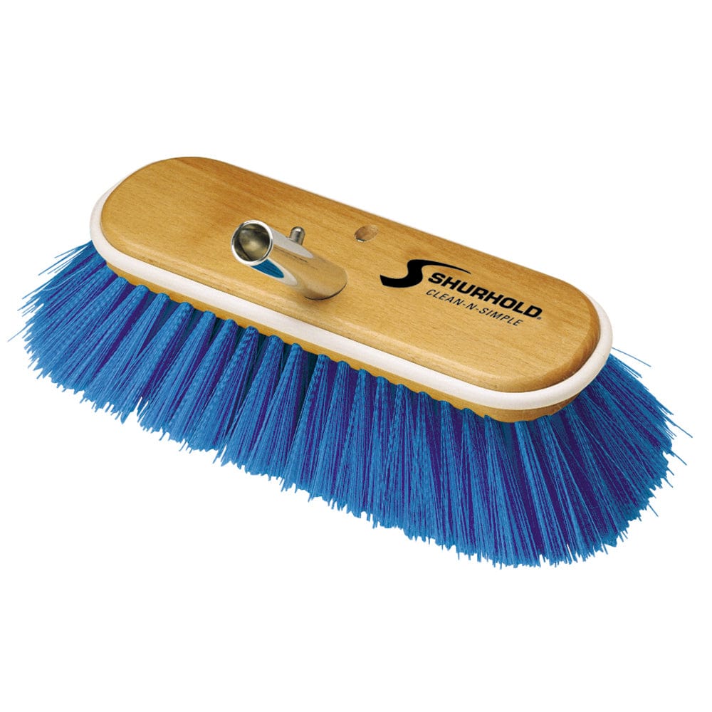 Shurhold Shurhold 10" Extra-Soft Deck Brush - Blue Nylon Bristles Winterizing