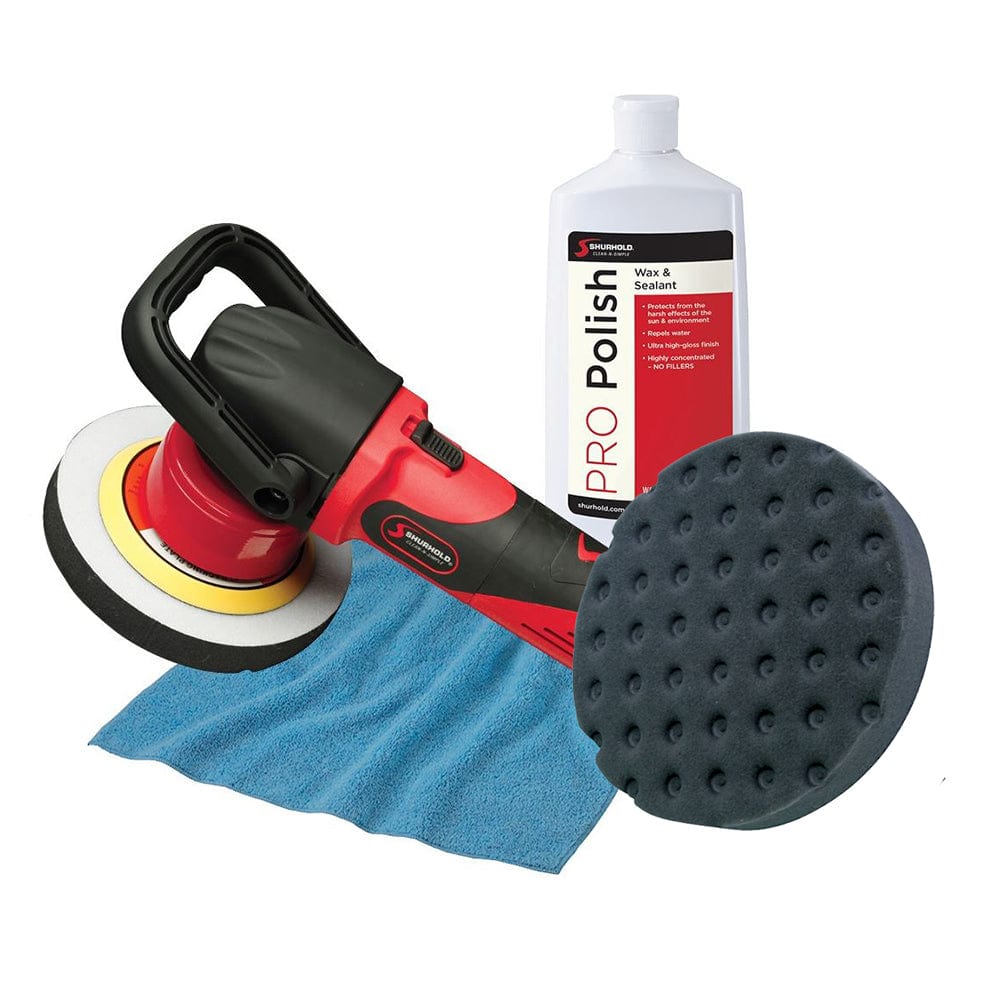 Shurhold Shurhold Dual Action Polisher Start Kit w/Pro Polish, Pad & MicroFiber Towel Winterizing