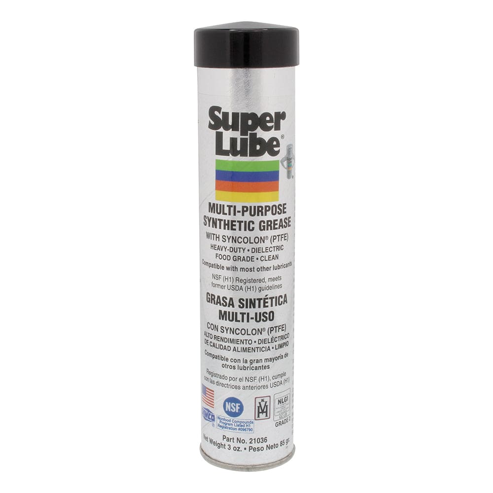 Super Lube Super Lube Multi-Purpose Synthetic Grease w/Syncolon® (PTFE) - 3oz Cartridge Winterizing