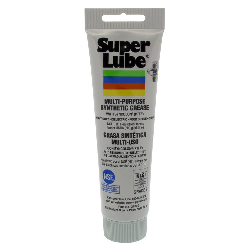 Super Lube Super Lube Multi-Purpose Synthetic Grease w/Syncolon® (PTFE) - 3oz Tube Winterizing